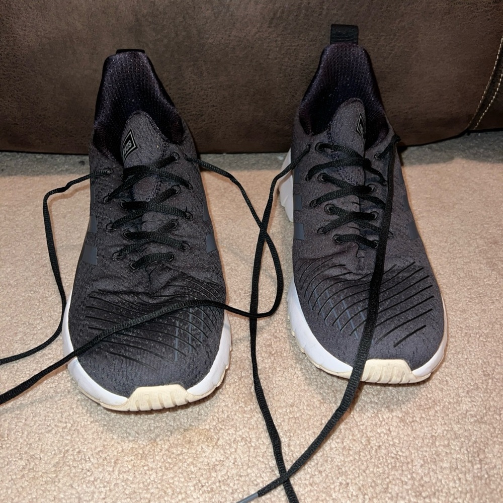 adidas Black and White Athletic Shoes